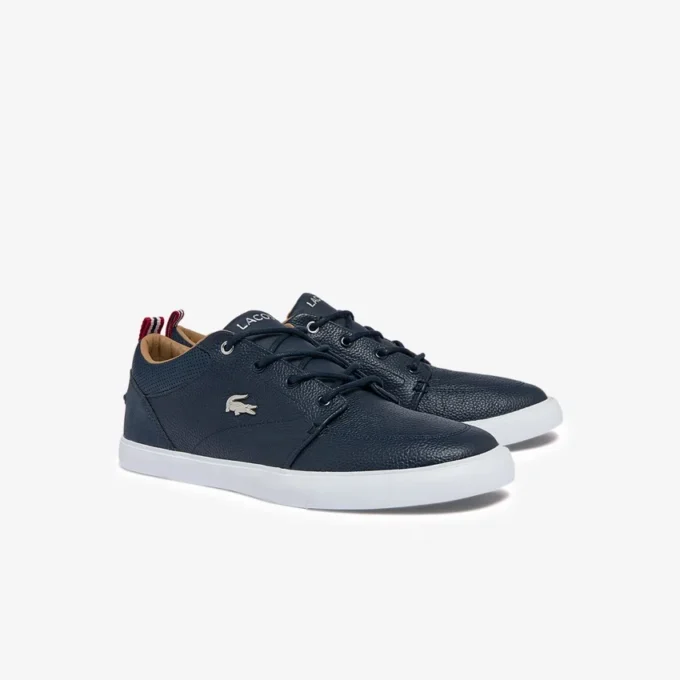 Zapatillas Bayliss de piel con cuello perforado para hombre