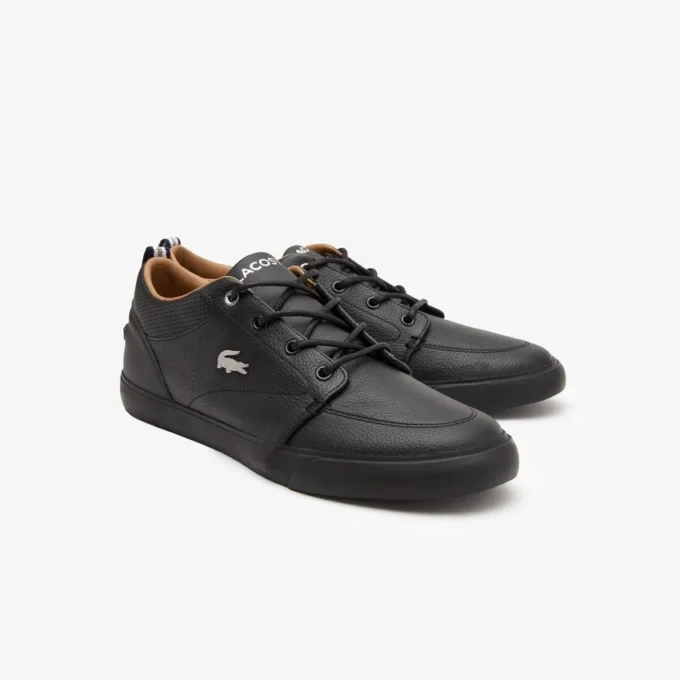 Zapatillas Bayliss de piel con cuello perforado para hombre