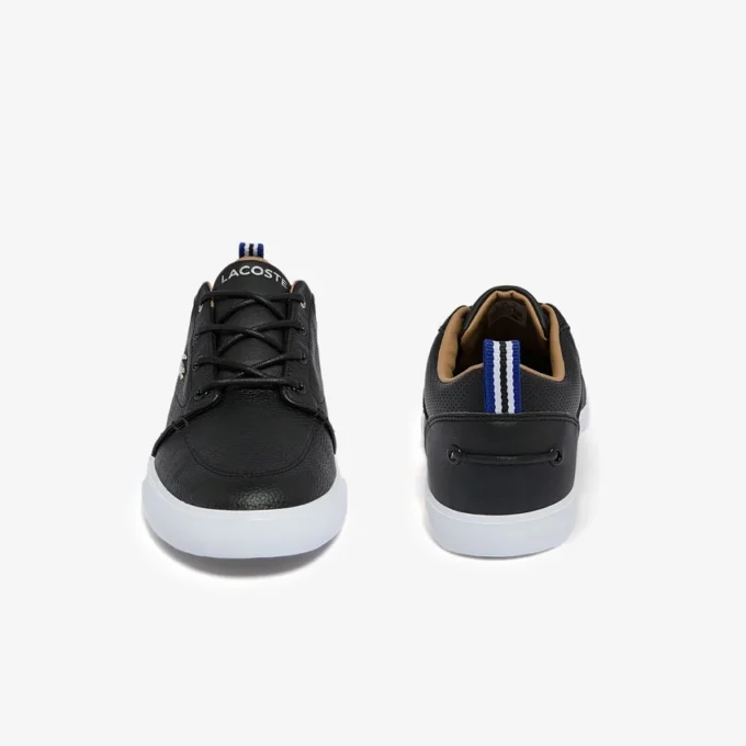 Zapatillas Bayliss de piel con cuello perforado para hombre