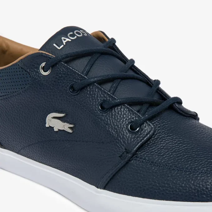 Zapatillas Bayliss de piel con cuello perforado para hombre