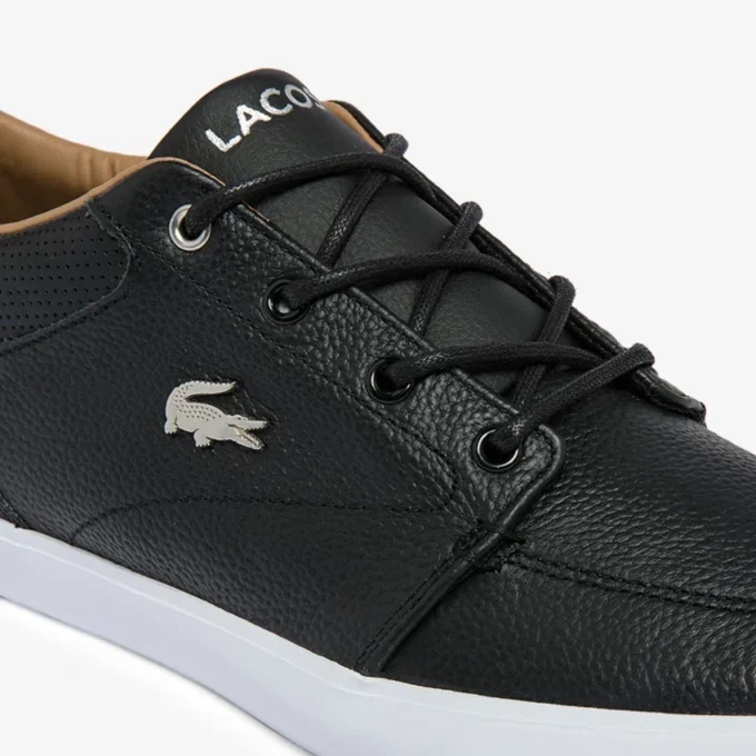 Zapatillas Bayliss de piel con cuello perforado para hombre