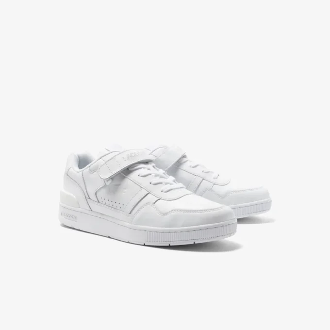 Zapatillas de cuero con velcro T-Clip para hombre