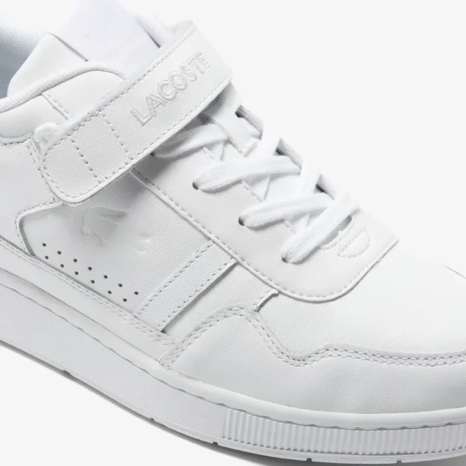 Zapatillas de cuero con velcro T-Clip para hombre