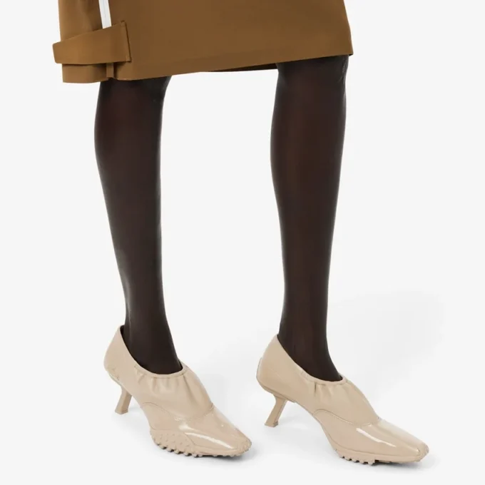 Zapatillas de cuero Runway para mujer