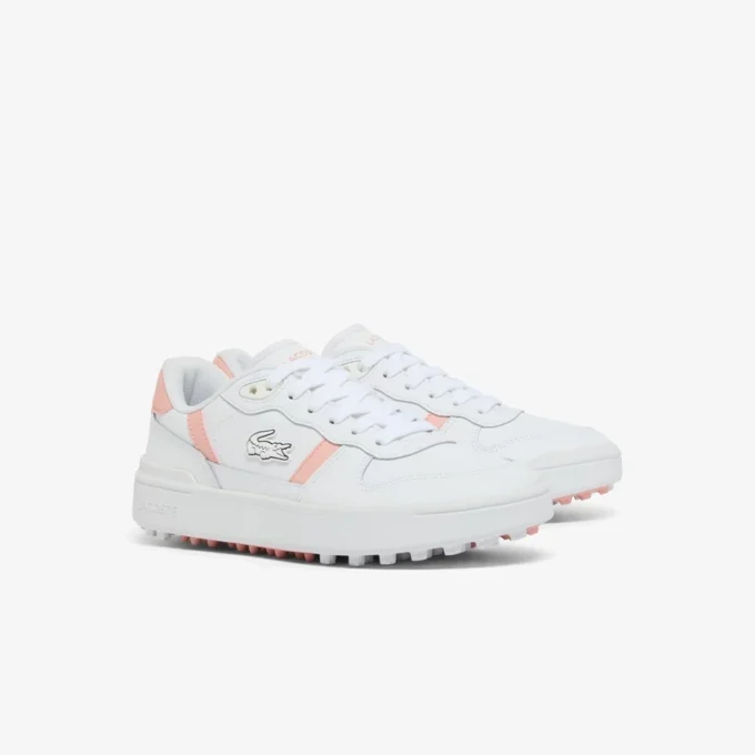 Zapatos de golf de piel T-Clip para mujer